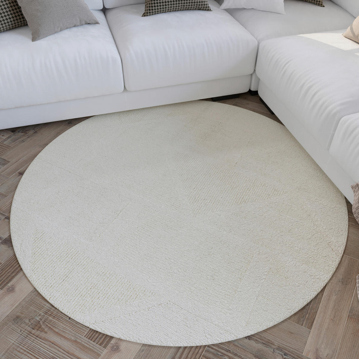 WEBTEPPICH 180 cm Hamptons Fifteen Creme  - Creme, Design, Textil (180cm) - WECON HOME
