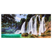 KEILRAHMENBILD Landschaft & Natur  - Multicolor, Natur, Holz/Papier (115/55/3cm) - Euroart