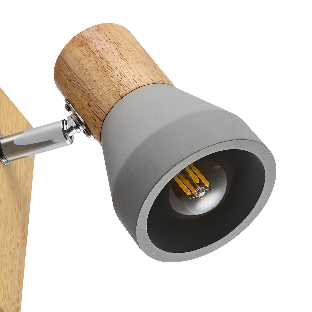 STRAHLER Alina 12,3/7,2/12 cm  - Eschefarben/Grau, Natur, Holz/Stein (12,3/7,2/12cm) - Novel