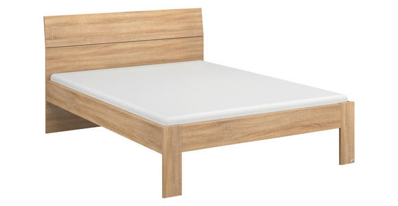 BETT 90/200 cm  in Sonoma Eiche  - Sonoma Eiche, Basics, Holzwerkstoff (90/200cm) - Xora