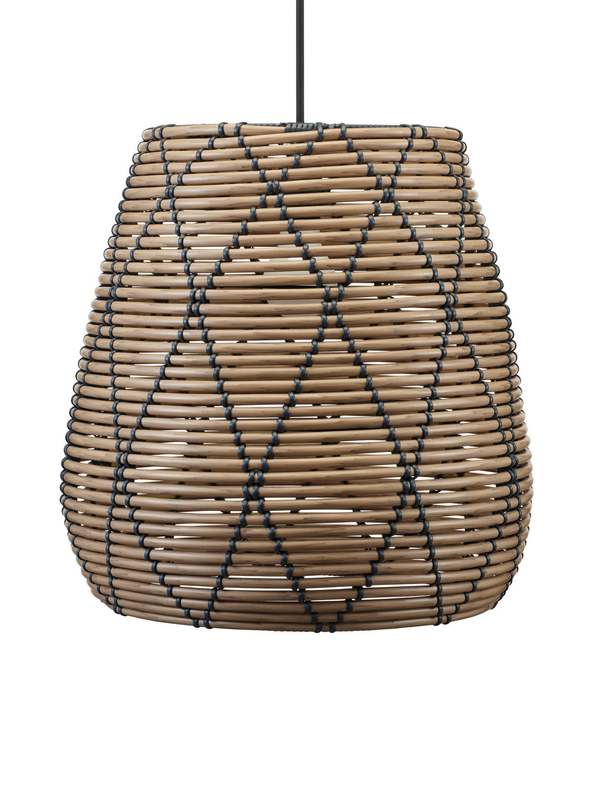 HÄNGLAMPA UTOMHUS Lollo 38/25 cm  - Natur, plast (38/25cm)