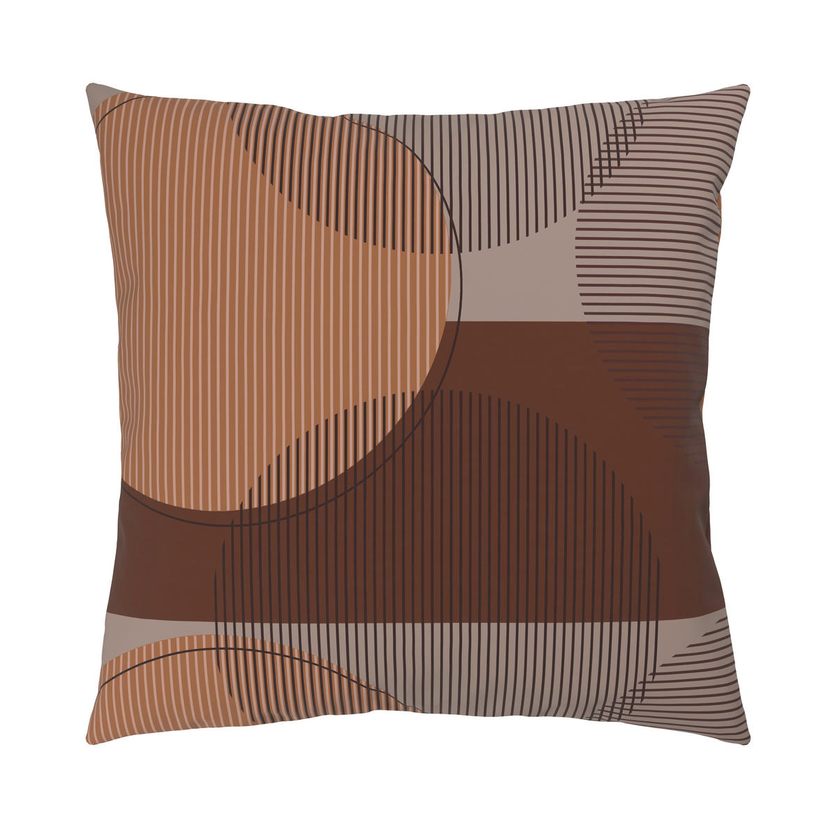 BETTWÄSCHE 2-teilig Flanell 155/220 cm  - Braun, Textil (155/220cm) - Novel