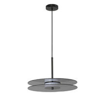 LED-HÄNGELEUCHTE Casy 38/120 cm  - Grau, Design, Glas (38/120cm)