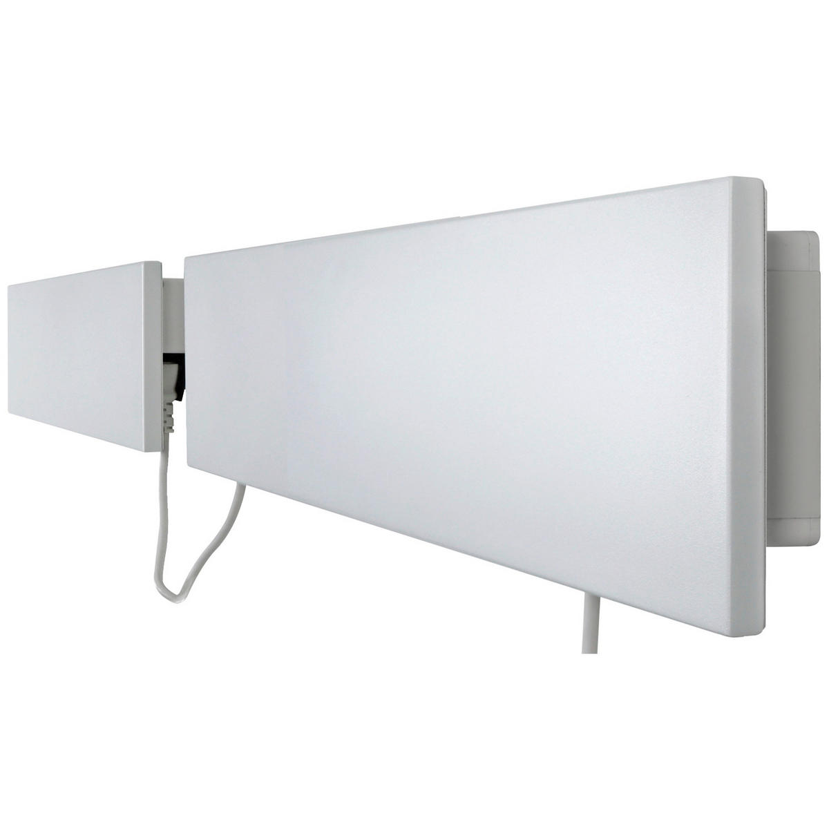 INFRAROT-HEIZPANEEL 60 W  - Weiß, Design, Metall (60,2/12,7/4,4cm)
