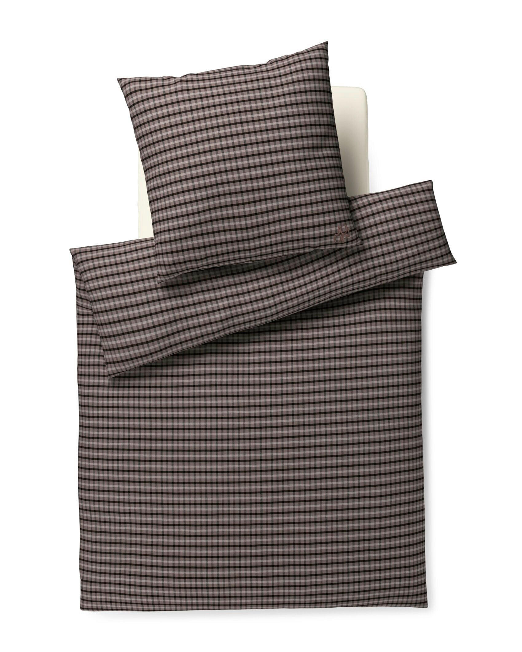 BETTWÄSCHE 2-teilig JOOP! SOFT MESH Jersey 135/200 cm  - Braun, Basics, Textil (135/200cm) - Joop!