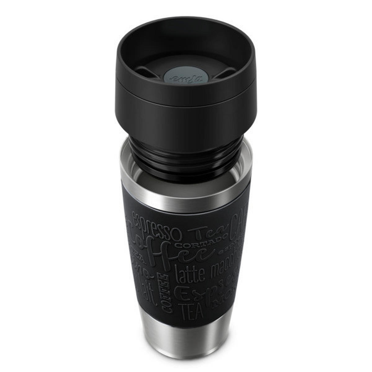 THERMOBECHER TRAVEL MUG 0,36 L  - Basics, Kunststoff/Metall (0,36l) - Emsa