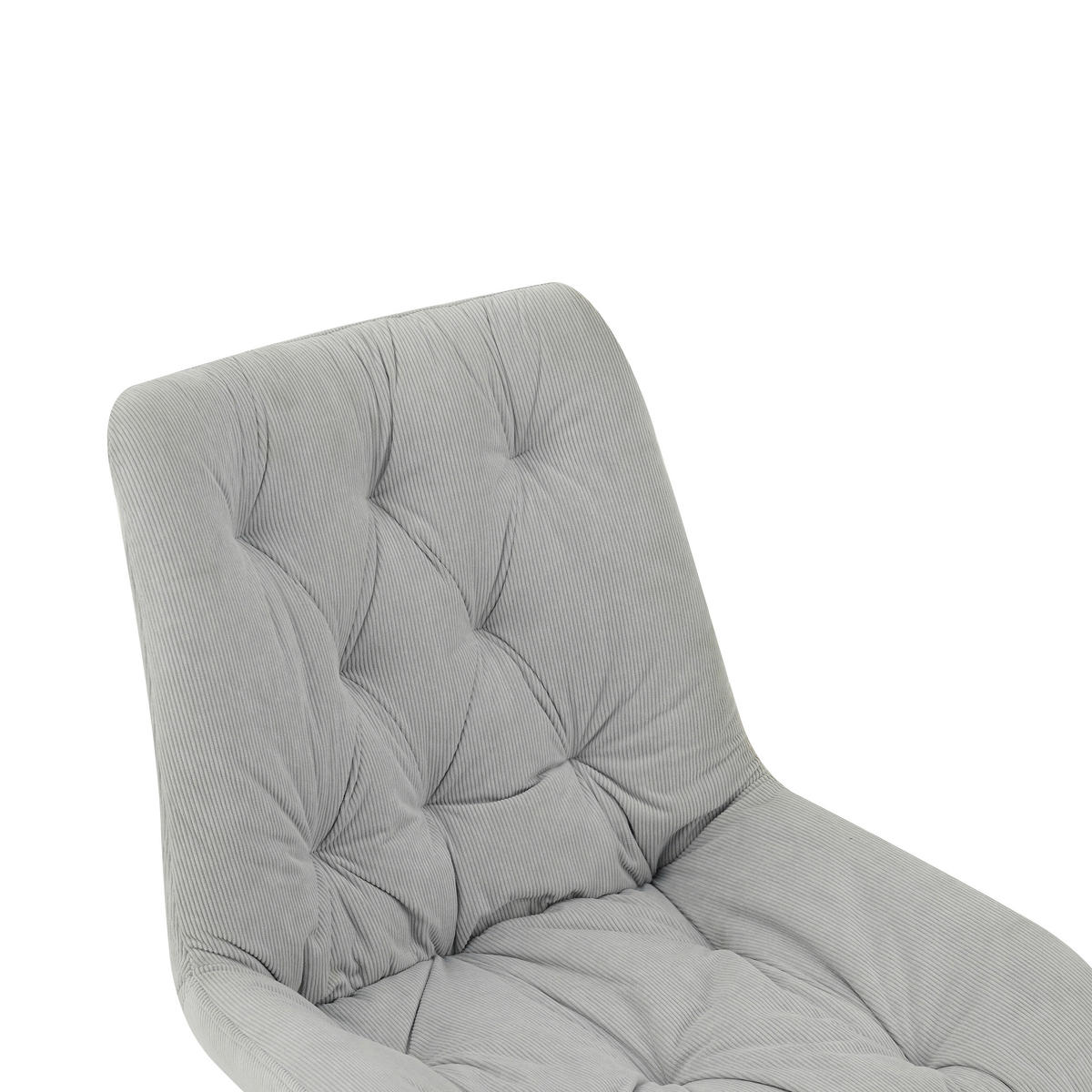 SCAUN in metal, textil gri deschis  - gri deschis, Design, metal/textil (54/85/63cm) - Carryhome