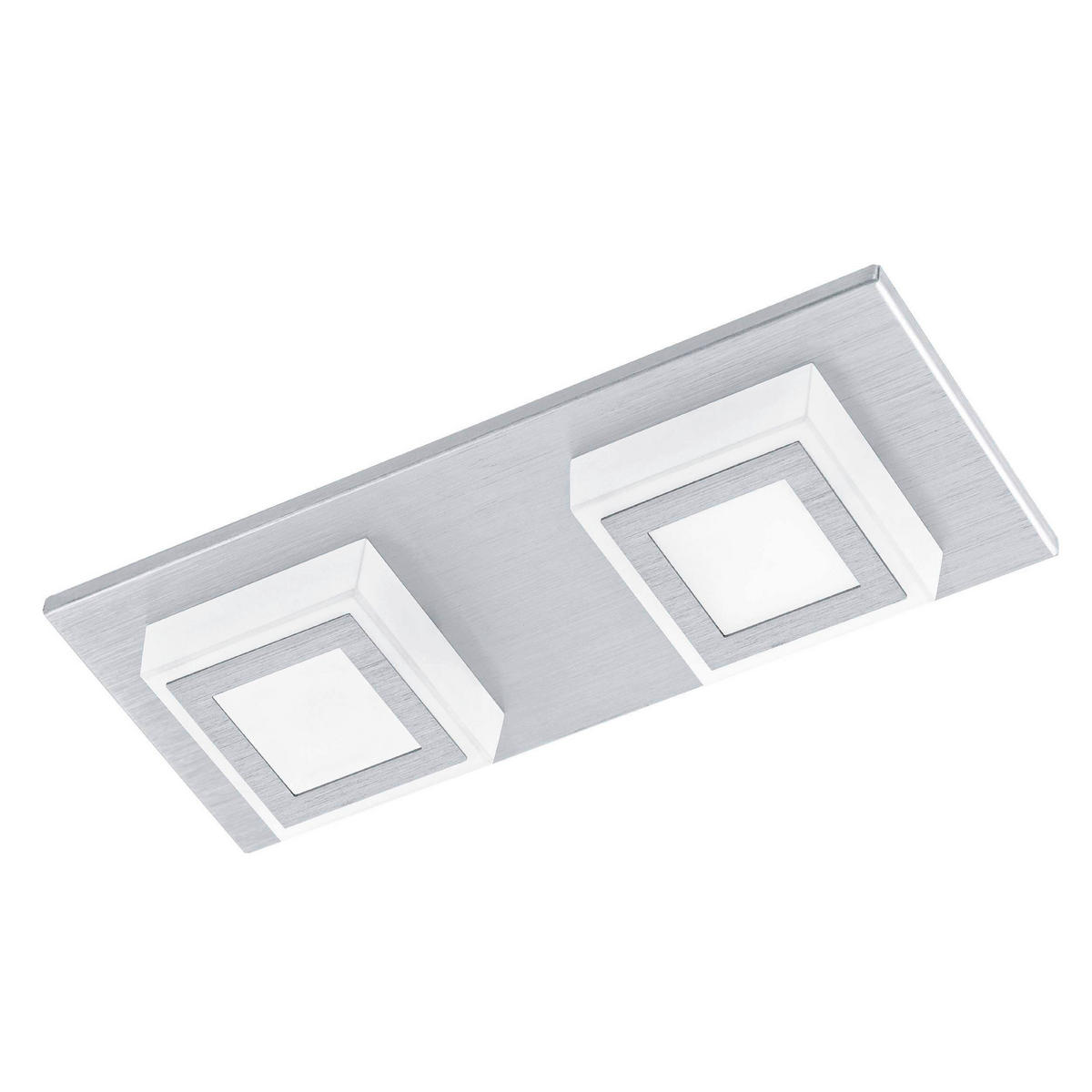 TAKLAMPA 3,3 W 25/10/5 cm  - aluminiumfärg, Basics, metall/plast (25/10/5cm) - Eglo