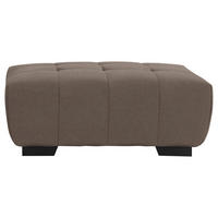 HOCKER Textil Taupe  - Taupe/Schwarz, Konventionell, Textil/Metall (106/40/72cm) - Hom`in