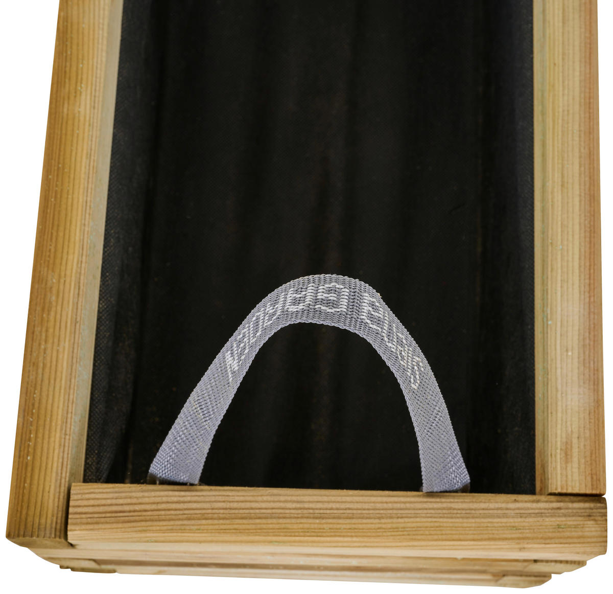BLUMENKASTEN  - Schwarz/Kieferfarben, Basics, Holz/Textil (70/30/30cm) - Siena Garden