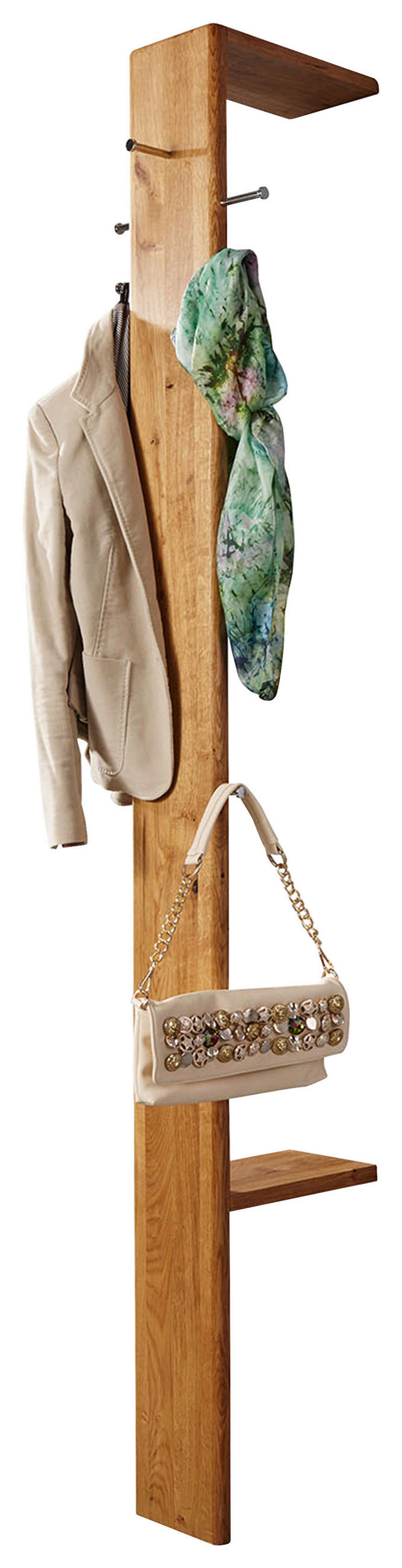 GARDEROBENPANEEL 30/200/32 cm  - Eichefarben, Basics, Holz (30/200/32cm)