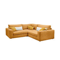 ECKSOFA  Currygelb Chenille  - Currygelb/Creme, KONVENTIONELL, Kunststoff/Textil (248/248cm) - Carryhome