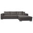 ECKSOFA Braun Rückenkissen, Zierkissen - Chromfarben/Braun, Design, Holz/Textil (263/160cm) - Hom`in ECKSOFA Braun Rückenkissen, Zierkissen - Chromfarben/Braun, Design, Holz/Textil (263/160cm) - Hom`in