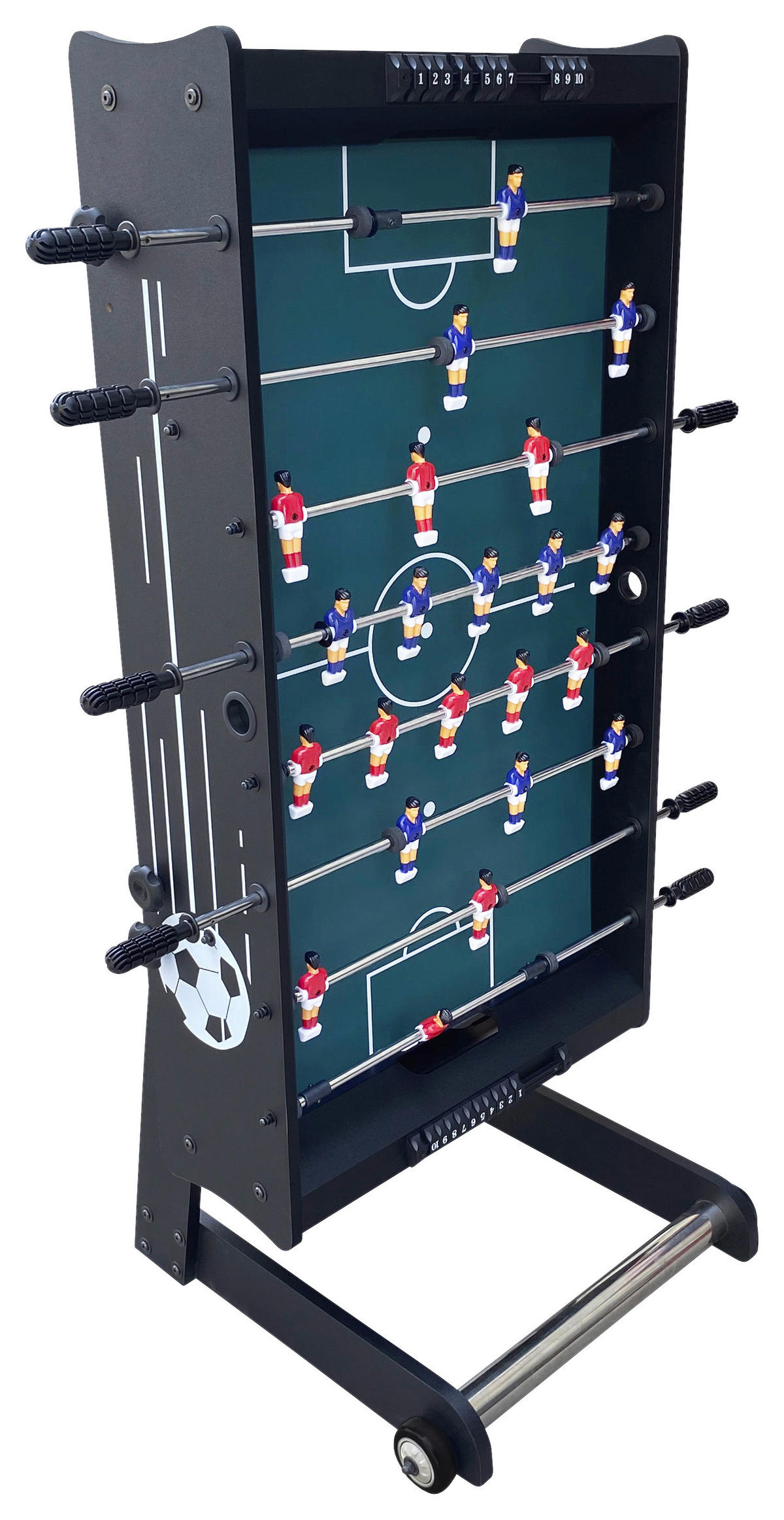 SCORPION KICK TS FUßBALLTISCH - Schwarz, KONVENTIONELL, Holz (61/81/122cm) - Ambia Garden