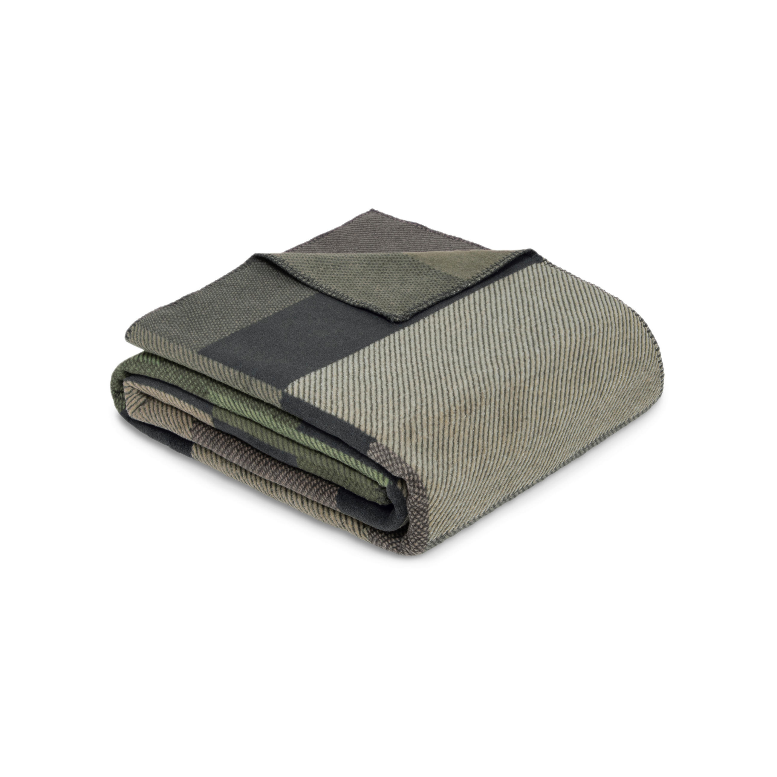 DEKA, bavlna, 150/200 cm - zelená/antracitová, Basics, textil (150/200cm) - Novel