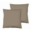 KOPFKISSENBEZUG 80/80 cm  - Dunkelbraun, Basics, Textil (80/80cm) - Fleuresse