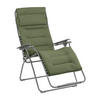 GARTEN-RELAXSESSEL Stahl  - Titanfarben/Olivgrün, Basics, Kunststoff/Textil (76/123/97cm) - Lafuma Mobilier