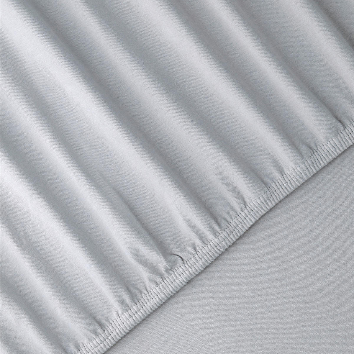 SPANNLEINTUCH 180-200/200-220 cm Jersey  - Hellgrau, Basics, Textil (180-200/200-220cm) - Florella