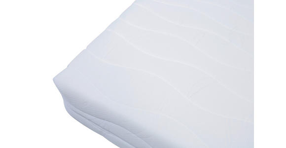 TASCHENFEDERKERNMATRATZE 90/200 cm  - Weiß, Basics, Textil (90/200cm) - Sleeptex