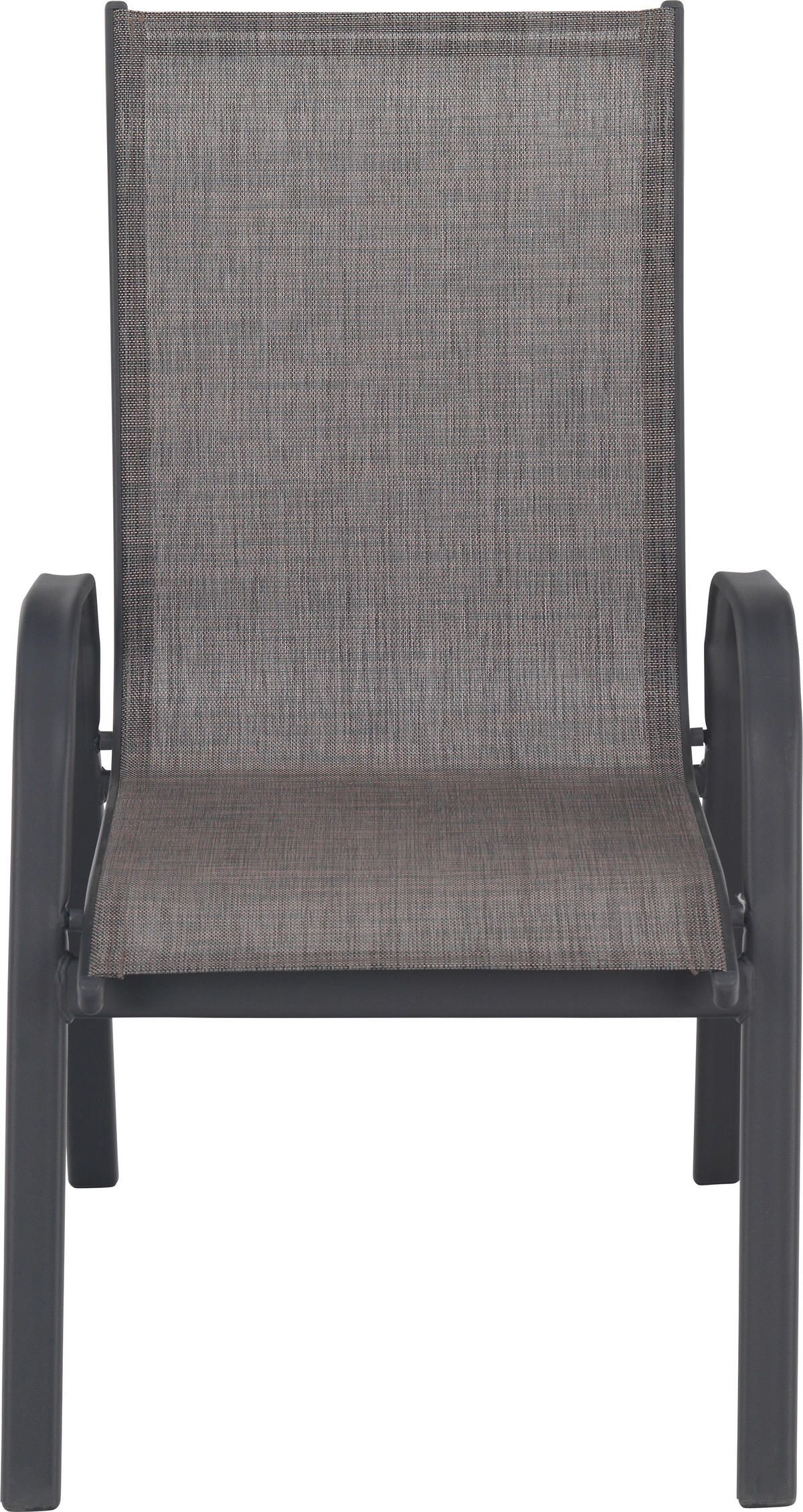 STOLICA VRTNA  antracit, smeđa  metal, tekstil      - smeđa/antracit, Basics, metal/tekstil (55/96/76cm) - Xora