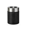 ZAHNPUTZBECHER Metall, Kunststoff  - Schwarz, Basics, Kunststoff/Metall (7,5/10,5/7,5cm) - Sadena