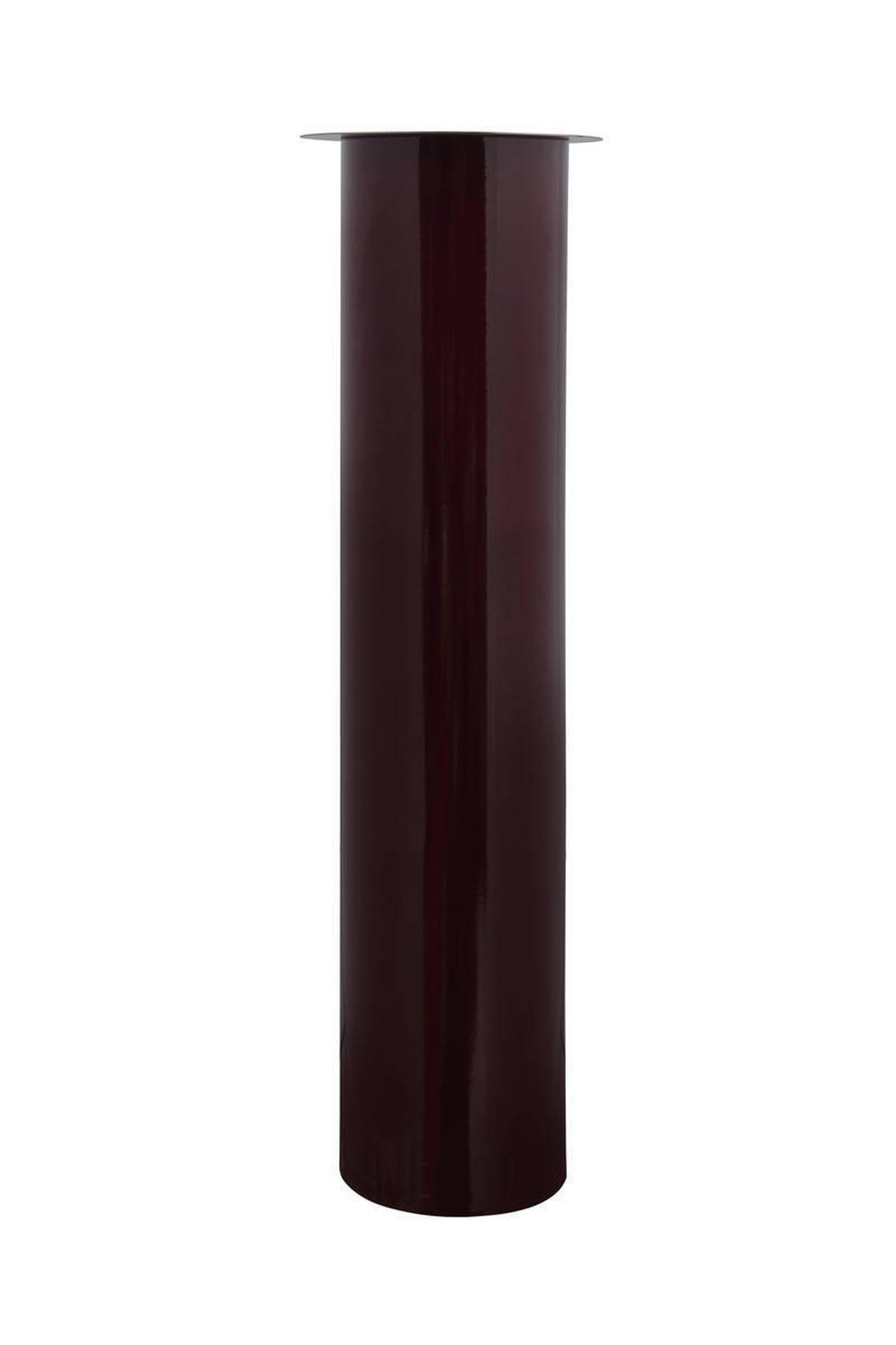 KERZENHALTER - Pflaume/Silberfarben, Trend, Metall (20/70/20cm) - Kayoom