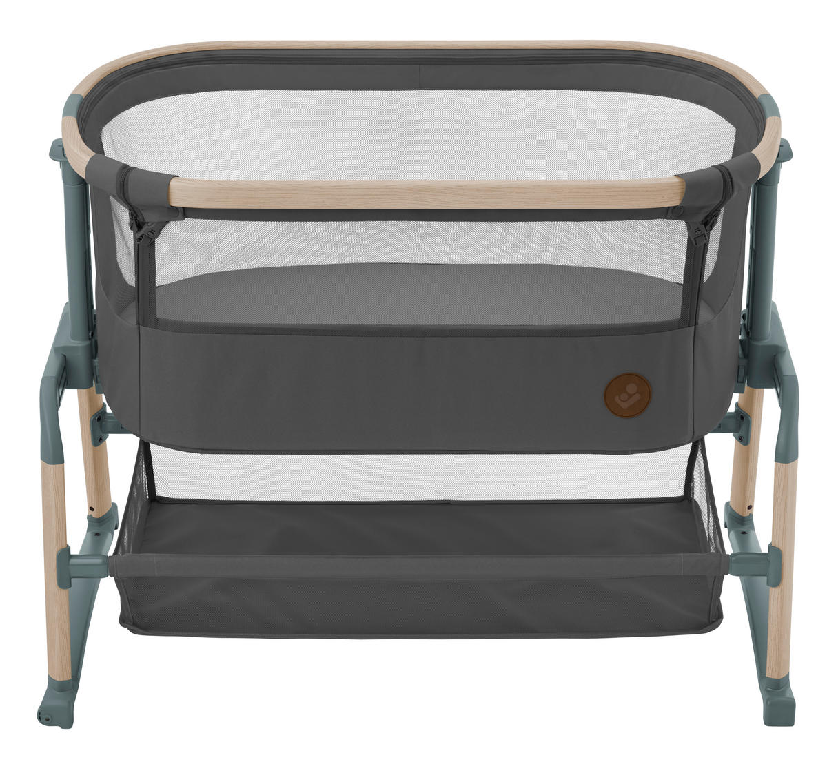 BEISTELLBETT Iora Air  - Dunkelgrau, Basics, Metall (52,3/74,7/97cm) - Maxi-Cosi