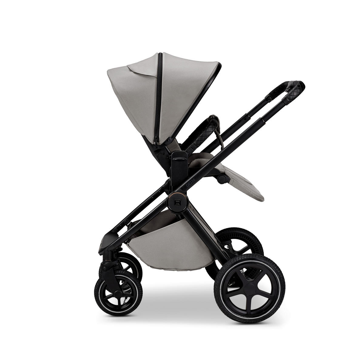 KOMBIKINDERWAGEN  Gio 2.0  Ghost  - Blaugrau, Basics (84/61/114cm) - Moon