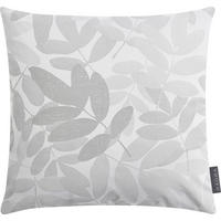 OUTDOOR-KISSEN Grau Blätter  - Grau, Basics, Textil (45/45cm)