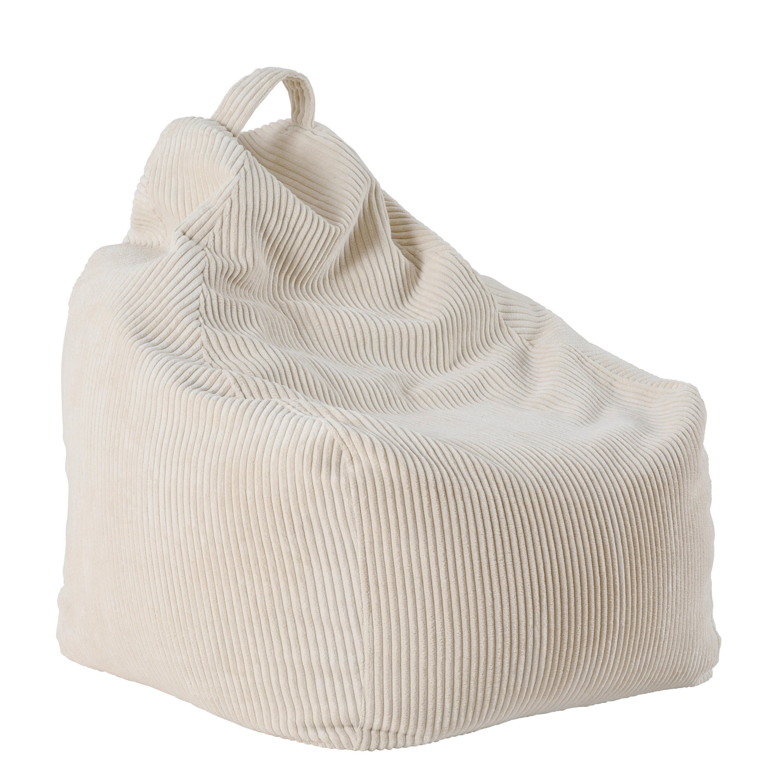 SITZSACK Cord 190 L  - Beige, Trend, Textil (80/85/80cm) - Livetastic
