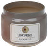 KERZE IM GLAS - Taupe, Basics, Glas/Naturmaterialien (10,3/8,0cm)