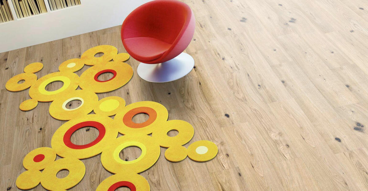 KORKBODEN KORK ECOPRINT EICHE ANTIQUE 1164X194X8,5mm  per  m² - Cognac, Basics, Naturmaterialien/Holz (116,4/19,4/0,85cm)