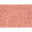 ECKSOFA in Webstoff Koralle  - Koralle/Schwarz, Design, Textil/Metall (265/180cm) - Carryhome