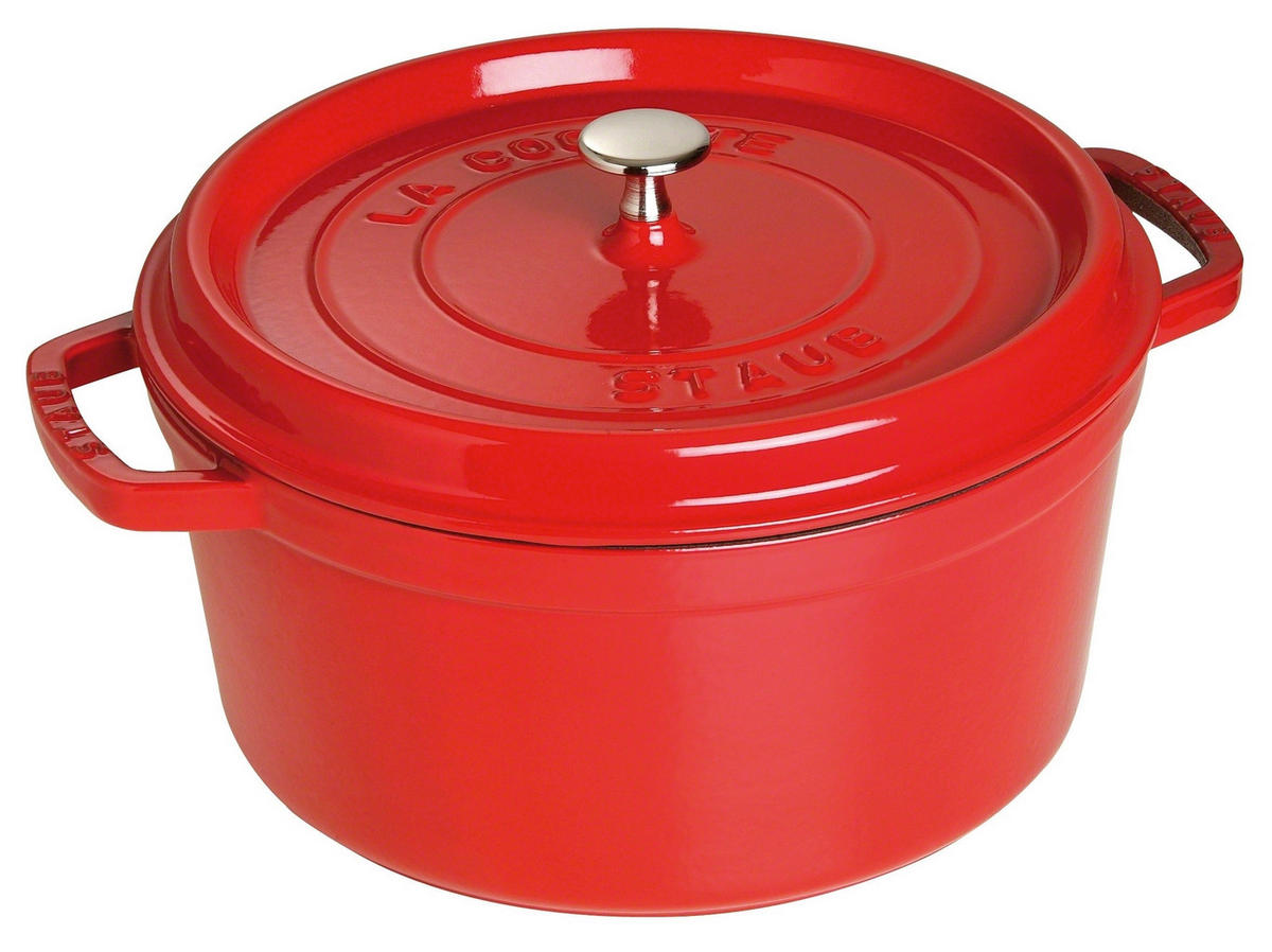 SCHMORTOPF 6,7 L  - Rot, Basics, Metall (28cm) - Staub