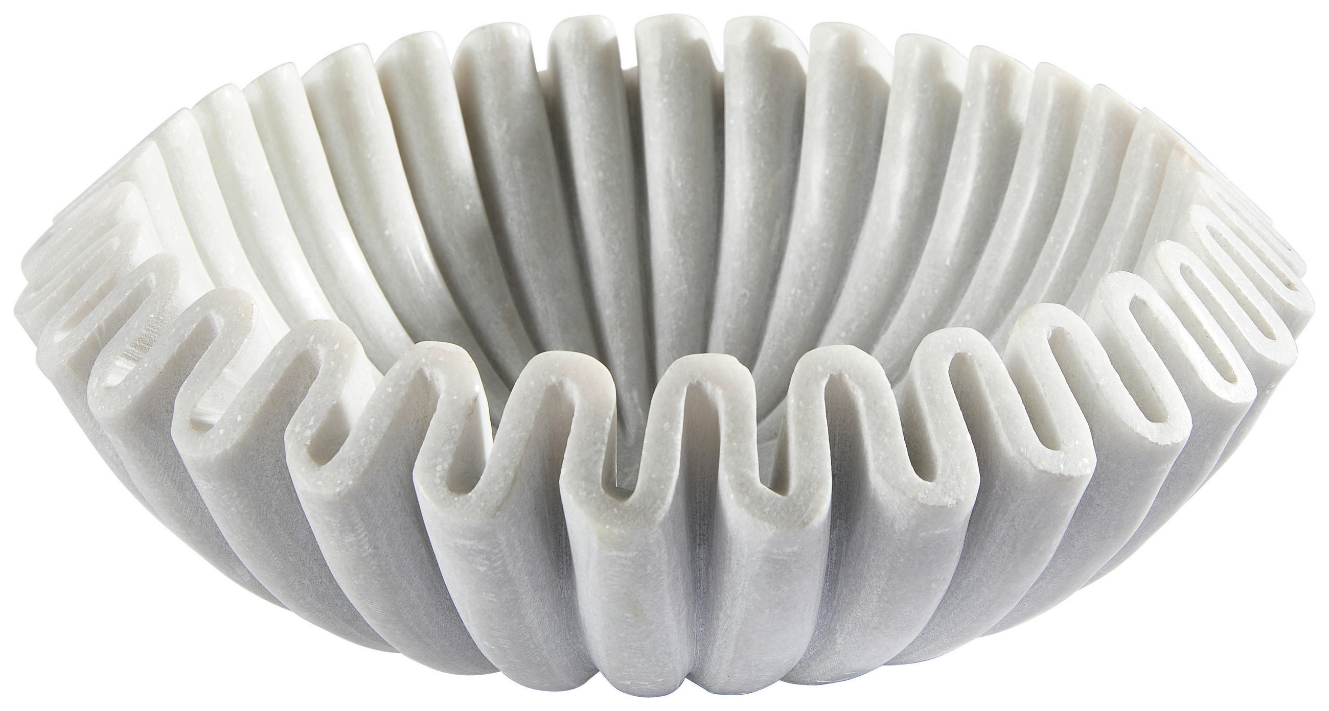 DEKOSCHALE - Weiß, Trend, Stein (30/10cm) - Ambia Home