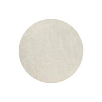 WEBTEPPICH Wohnzimmer 200 cm Hampton Twentysix Creme rund  - Creme, Design, Textil (200cm) - WECON HOME
