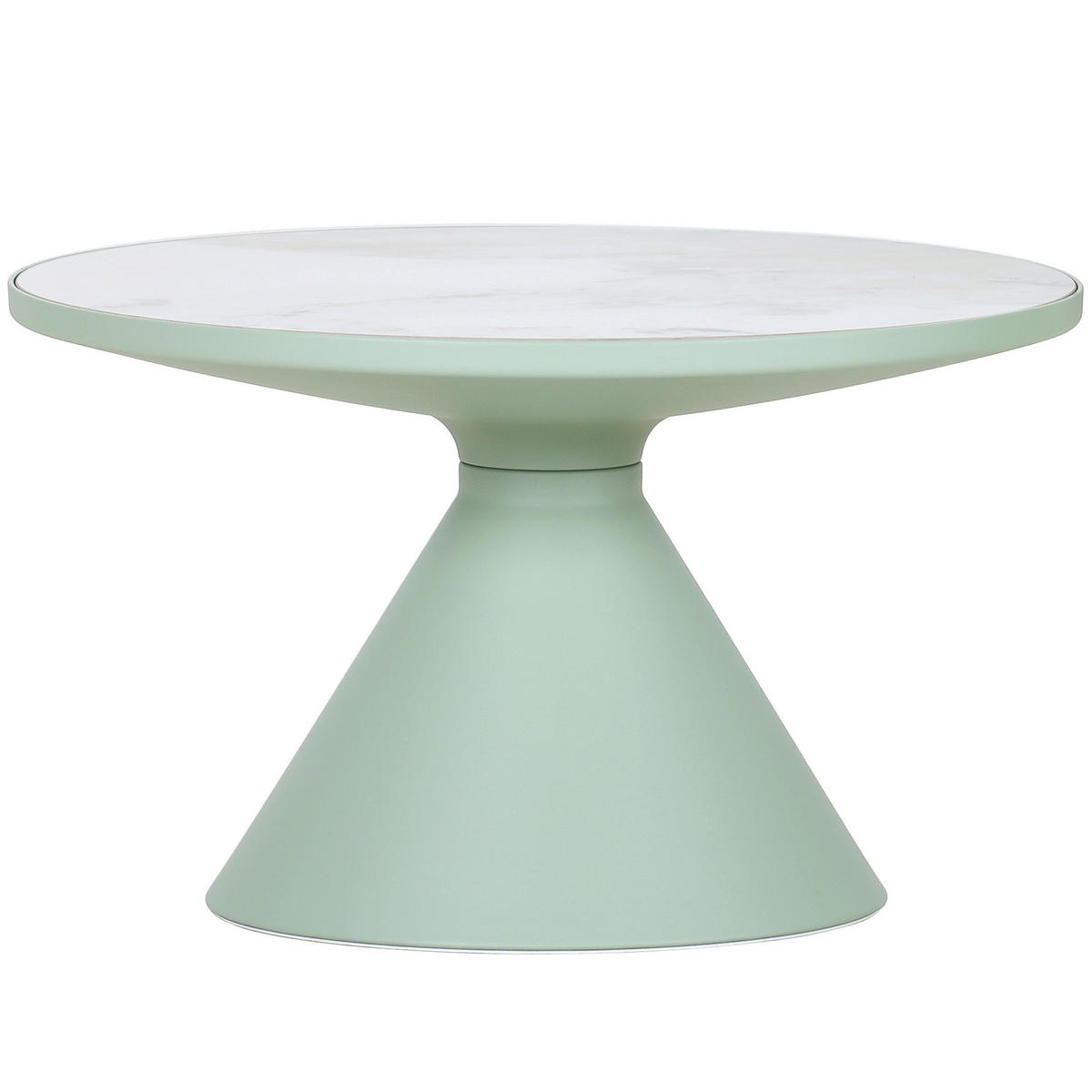 SOFFBORD i keramik 70/42 cm  - vit/mintgrön, Design, metall/keramik (70/42cm) - Belluti