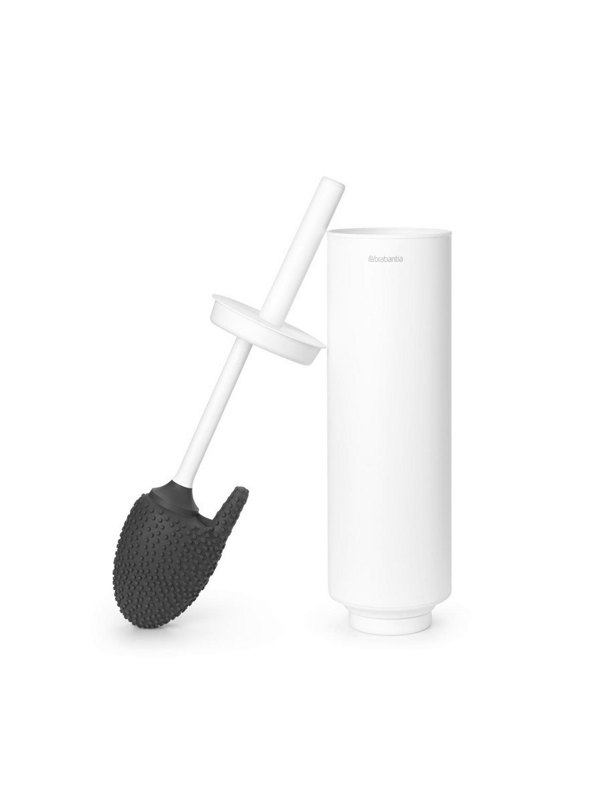 WC GARNITURA SA ČETKOM  bela  metal  - bela, Osnovno, metal/plastika (11/42/9.5cm) - Brabantia