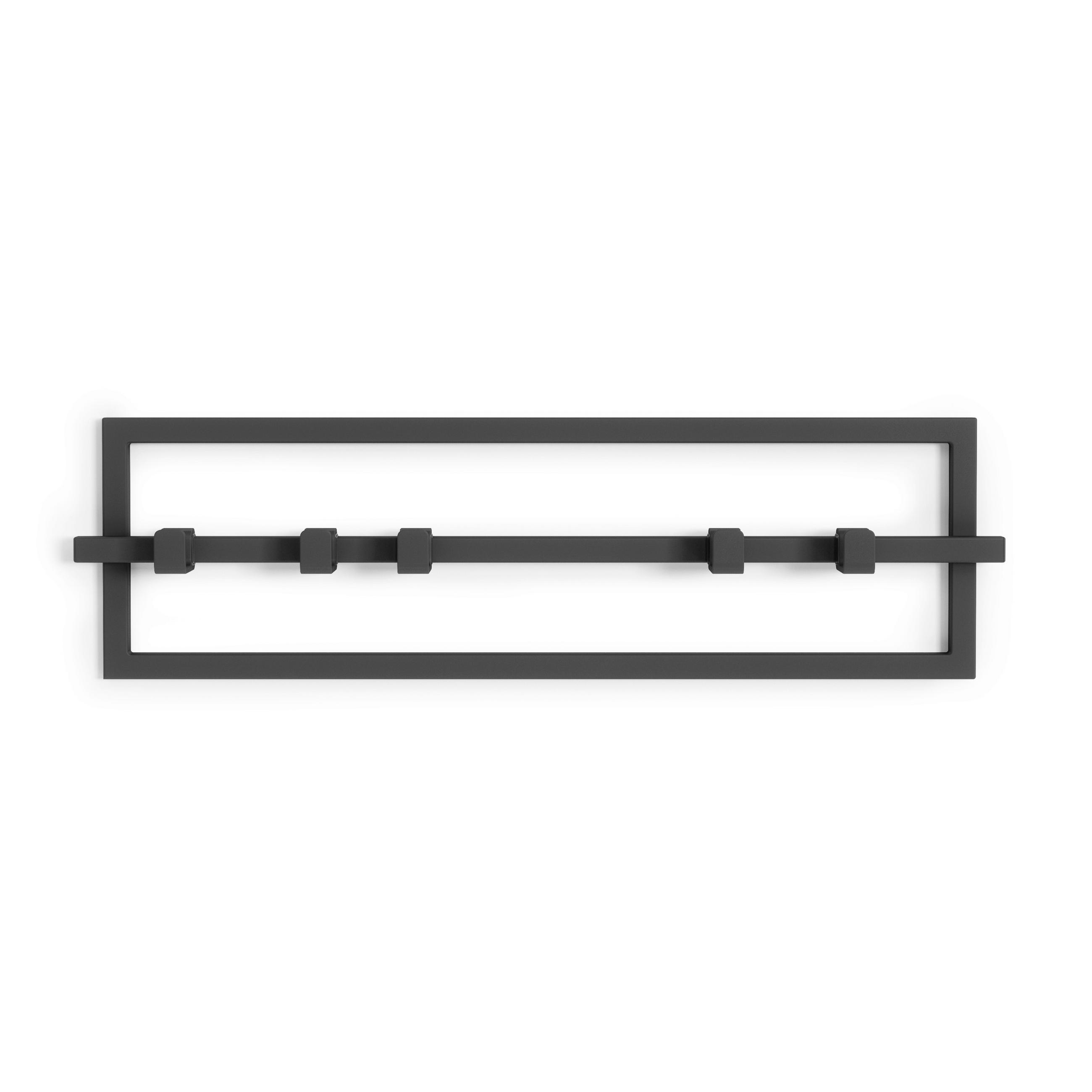 ZIDNI ČIVILUK   crna  metal  - crna, Osnovno, metal (53/15/6cm) - Umbra