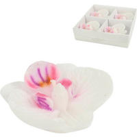 SVIJEĆA  ružičasta, bijela  - bijela/ružičasta, Romantično / ladanjski, prirodni materijali (6.5/6/2.5cm)