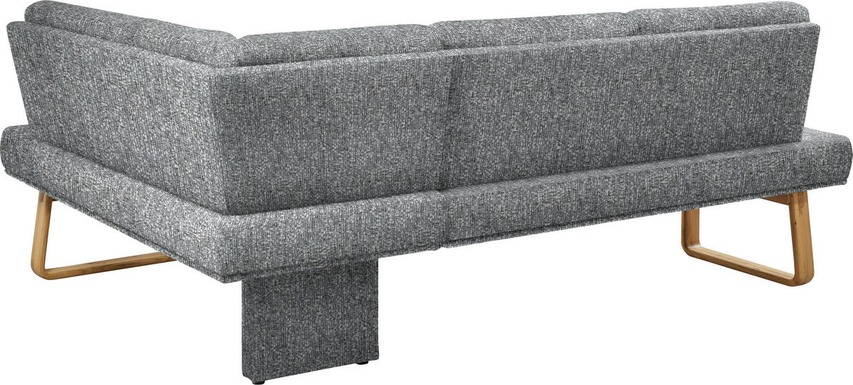 ECKBANK 280/174 cm  in Grau, Eichefarben  - Eichefarben/Grau, Design, Holz/Textil (280/174cm) - Dieter Knoll
