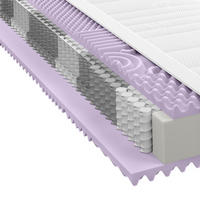 TASCHENFEDERKERNMATRATZE 80/200 cm Höhe ca. 25 cm 7 -Zonen - Weiß, Basics, Textil (80/200cm) - Sleeptex