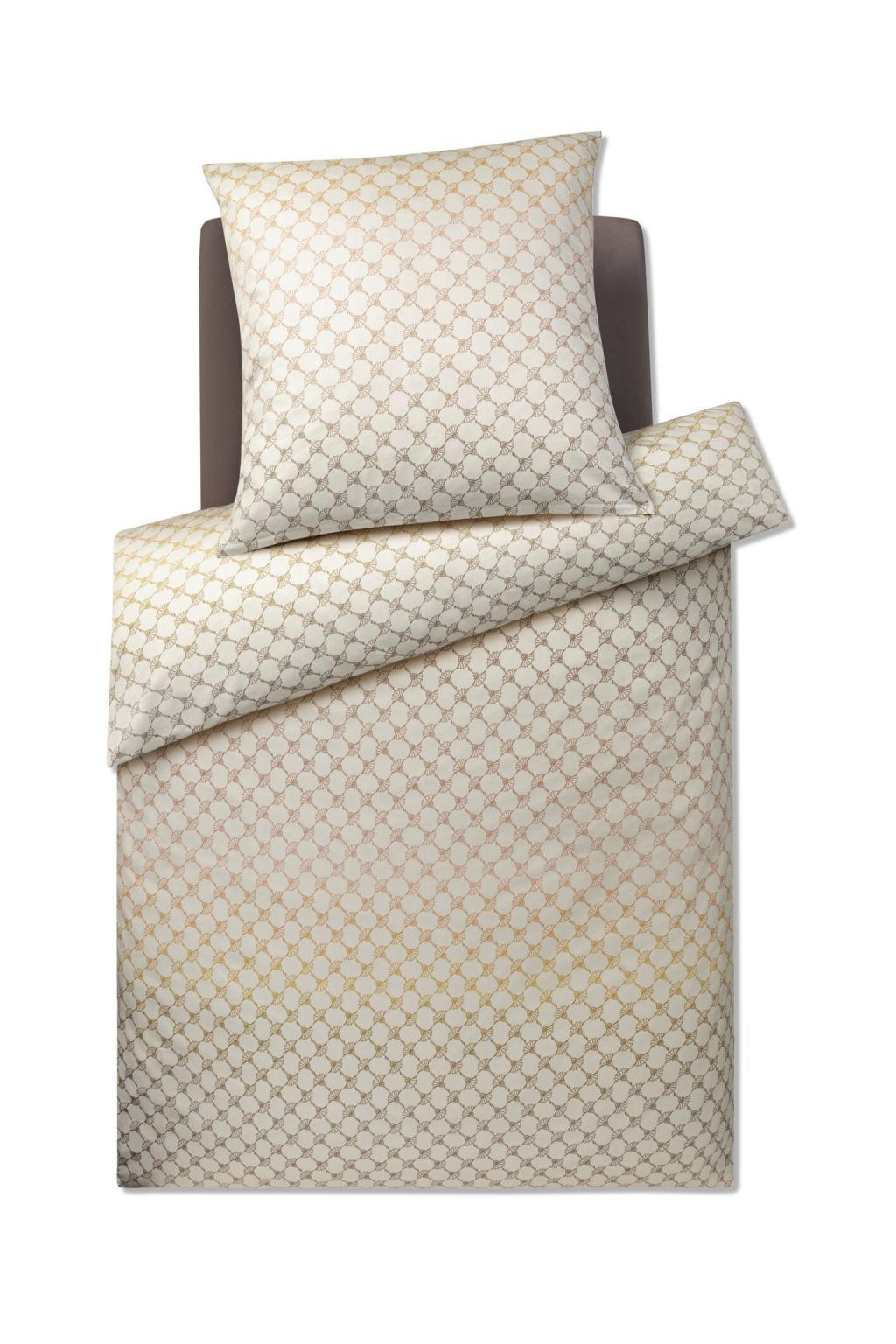 BETTWÄSCHE Cornflower Gleam Makosatin 135/200 cm  - Beige/Orange, Basics, Naturmaterialien/Textil (135/200cm) - Joop!