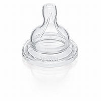 ANTI COLIC SAUGER  - Transparent, Basics (5,5/6/13,5cm) - Avent