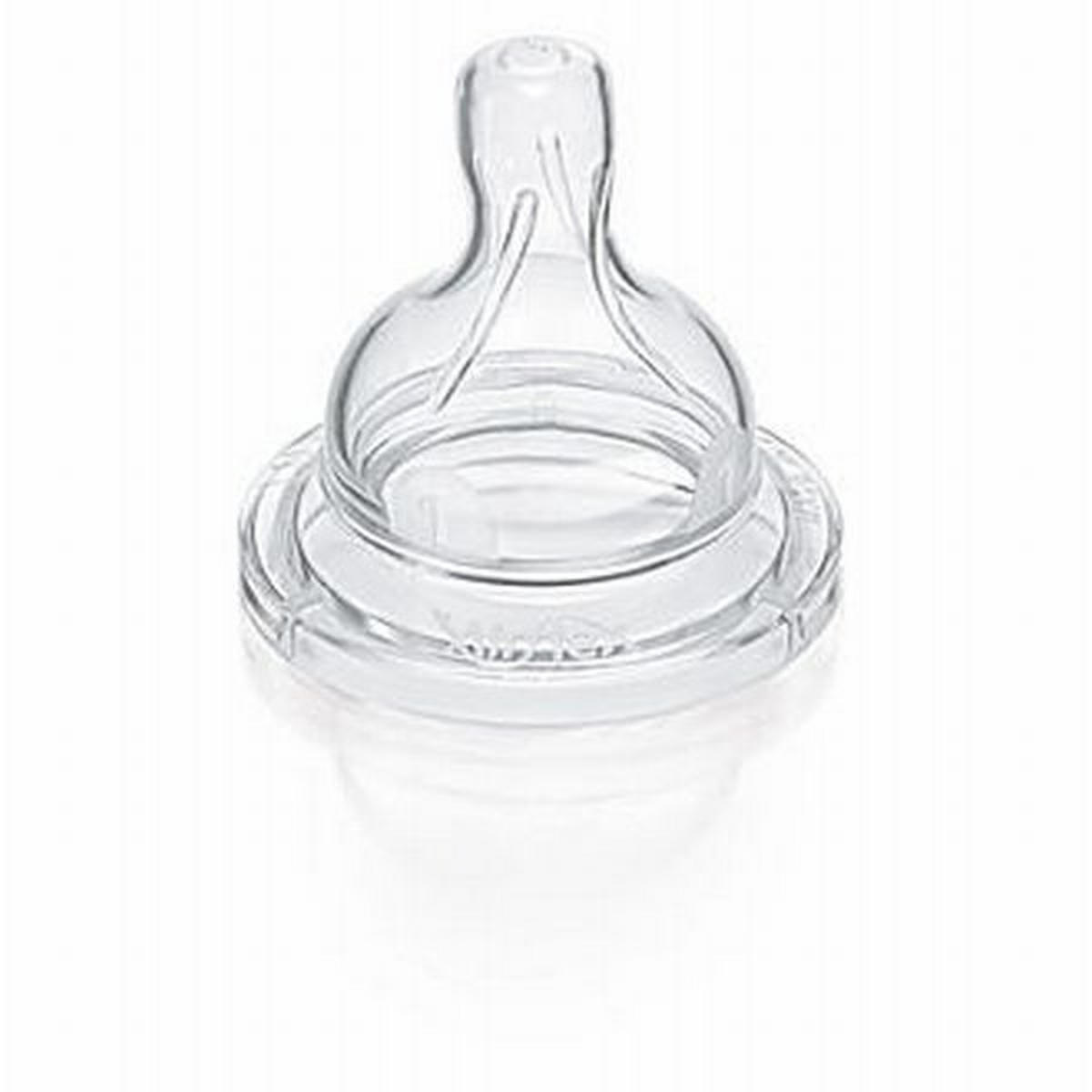 ANTI COLIC SAUGER  - Transparent, Basics (5,5/6/13,5cm) - Avent