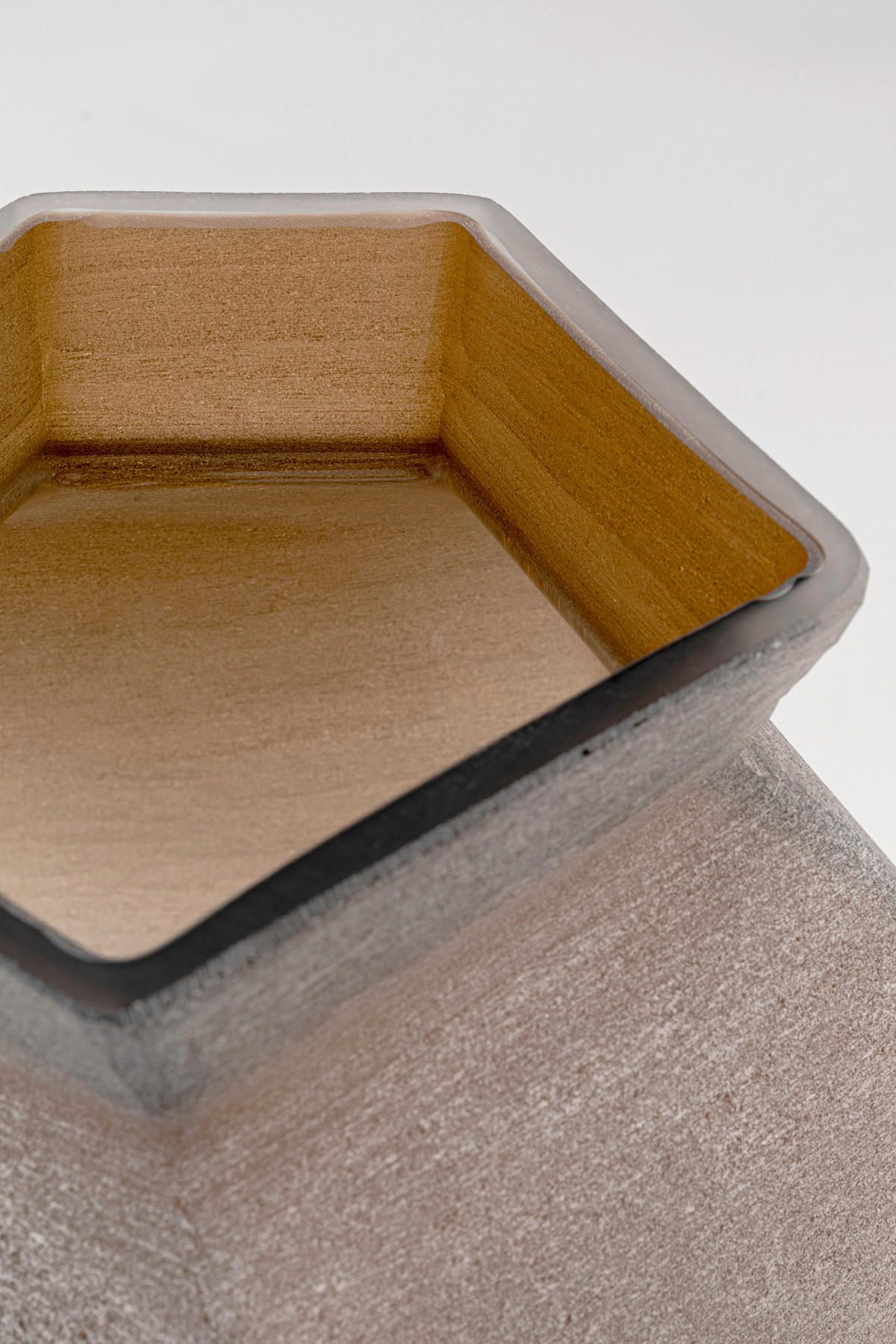 VASE 27 cm  - Braun, Design, Glas (27/27/27cm) - Kare-Design