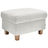 HOCKER Samt Grau  - Naturfarben/Grau, Design, Holz/Textil (71/46/57cm) - Venda
