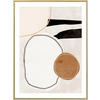 KUNSTDRUCK Abstraktes 45/60 cm  - Hellbraun/Beige, Trend, Holzwerkstoff/Kunststoff (45/60cm) - Monee