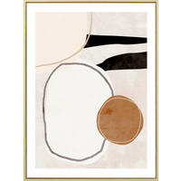 KUNSTDRUCK Abstraktes 45/60 cm  - Hellbraun/Beige, Trend, Holzwerkstoff/Kunststoff (45/60cm) - Monee