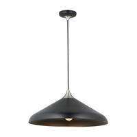 HÄNGELEUCHTE Endon Glo 50/176.5 cm   - Schwarz/Weiß, KONVENTIONELL, Metall (50/176.5cm) - ENDON
